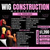 Wig Construction Masterclass (In-Person)