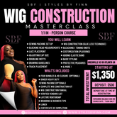 Wig Construction Masterclass (In-Person)