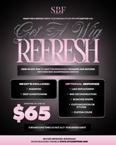 Wig Revamps / Custom Color Services