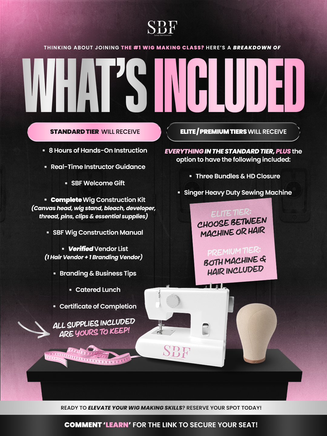 SBF WIG MAKER ACADEMY