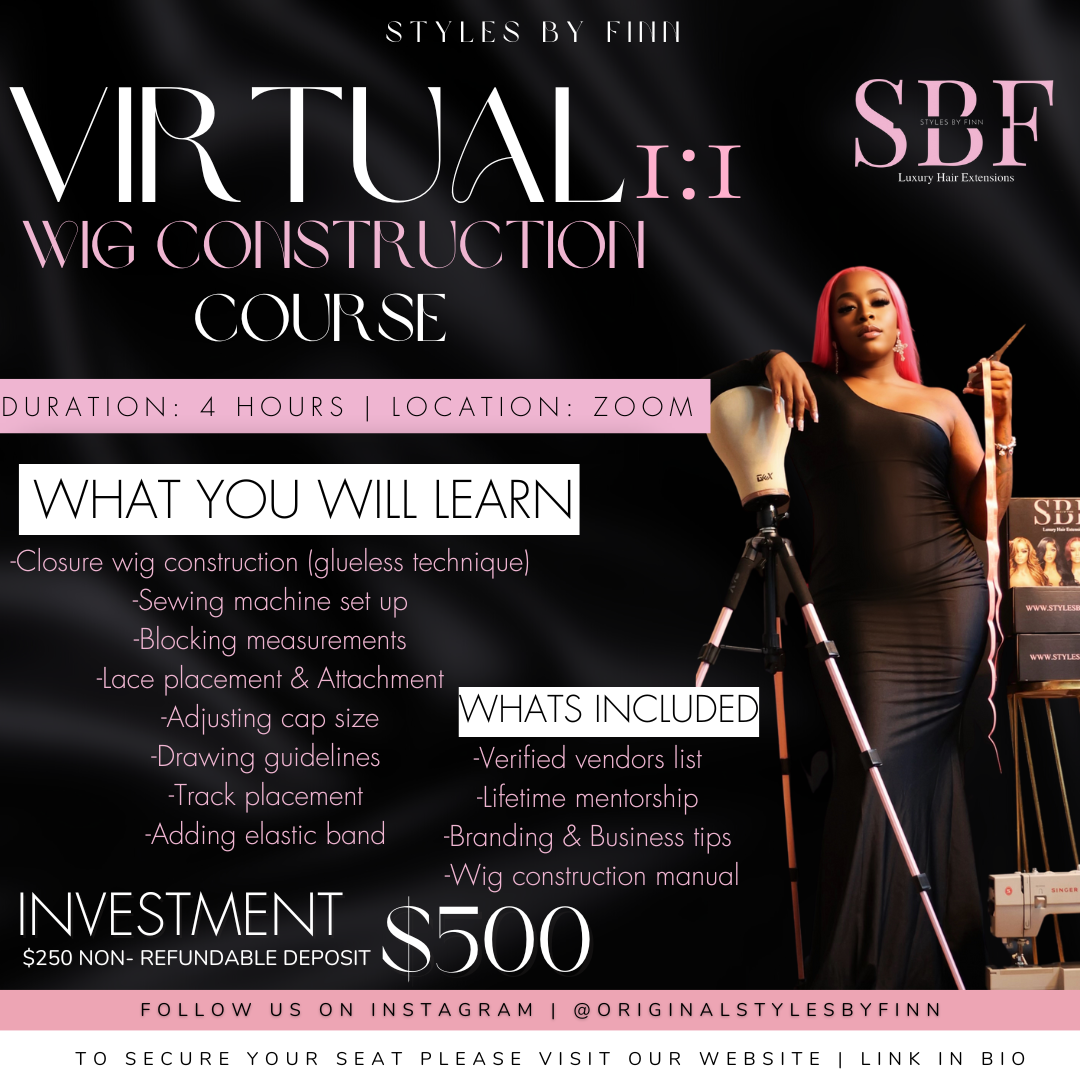 Wig Construction Training (Virtual)